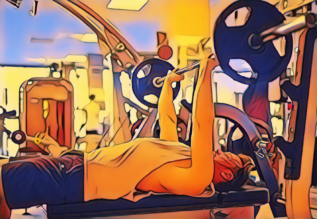 BARBELL BENCH PRESs image 